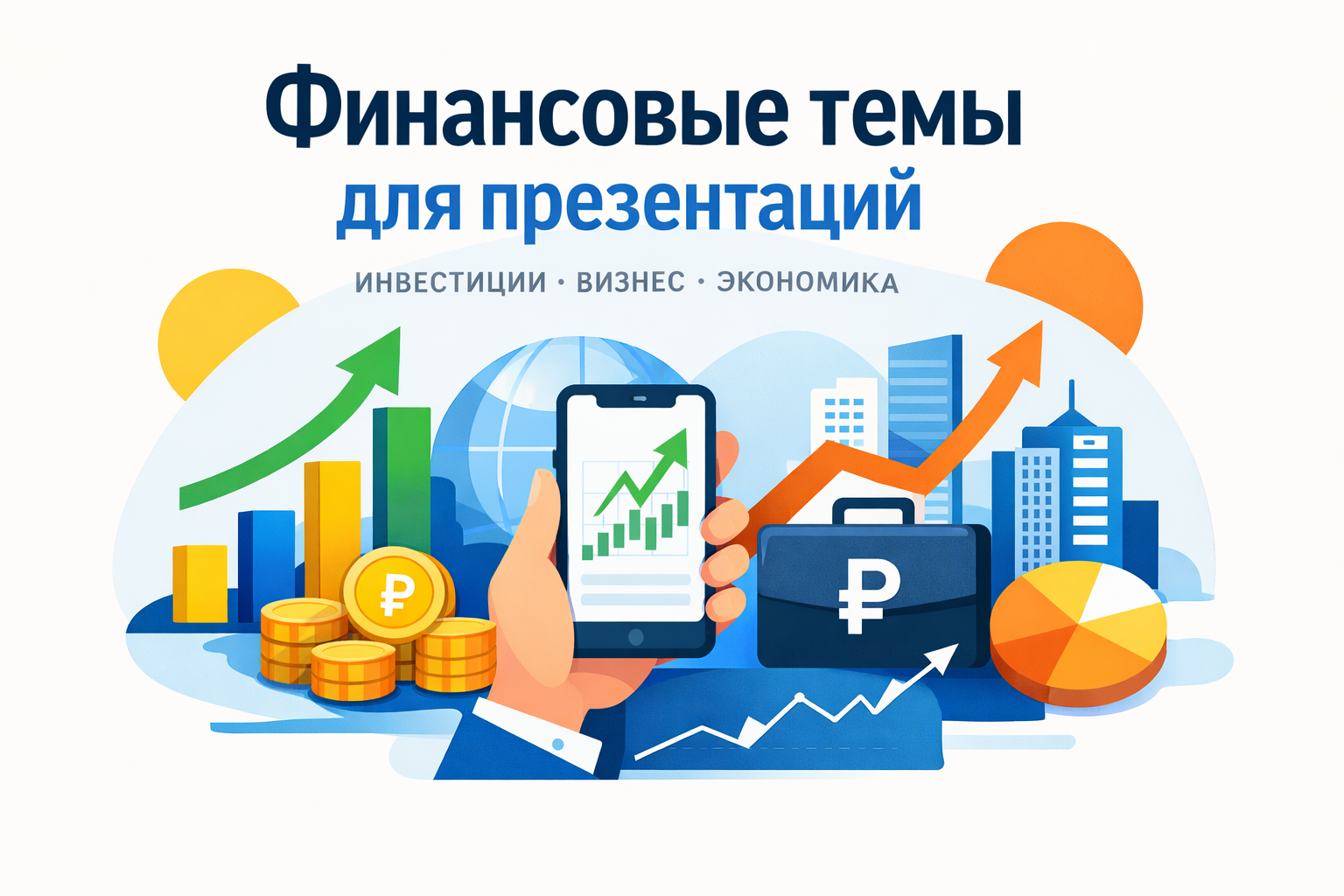 Инвестиции для презентации по бизнесу и экономике