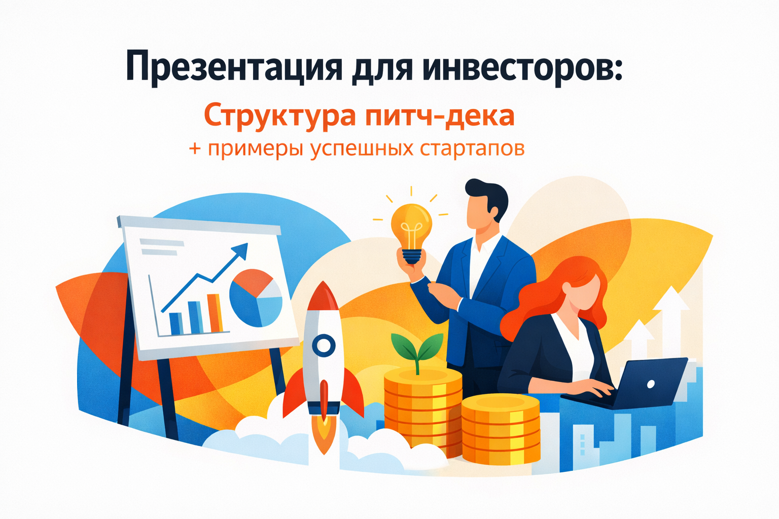 Питч дек для инвесторов с примерами и структурой