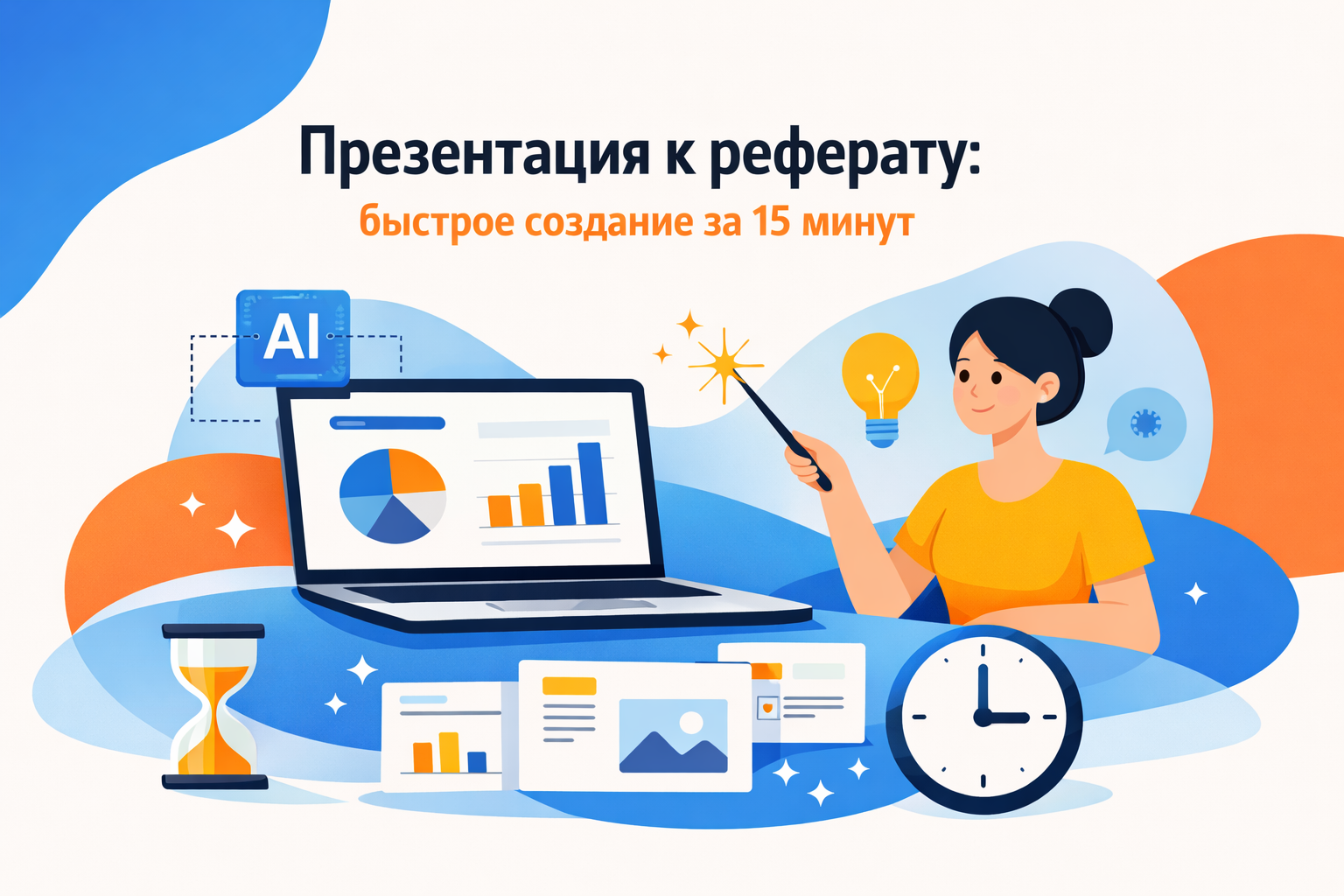 Презентация для реферата за 15 минут